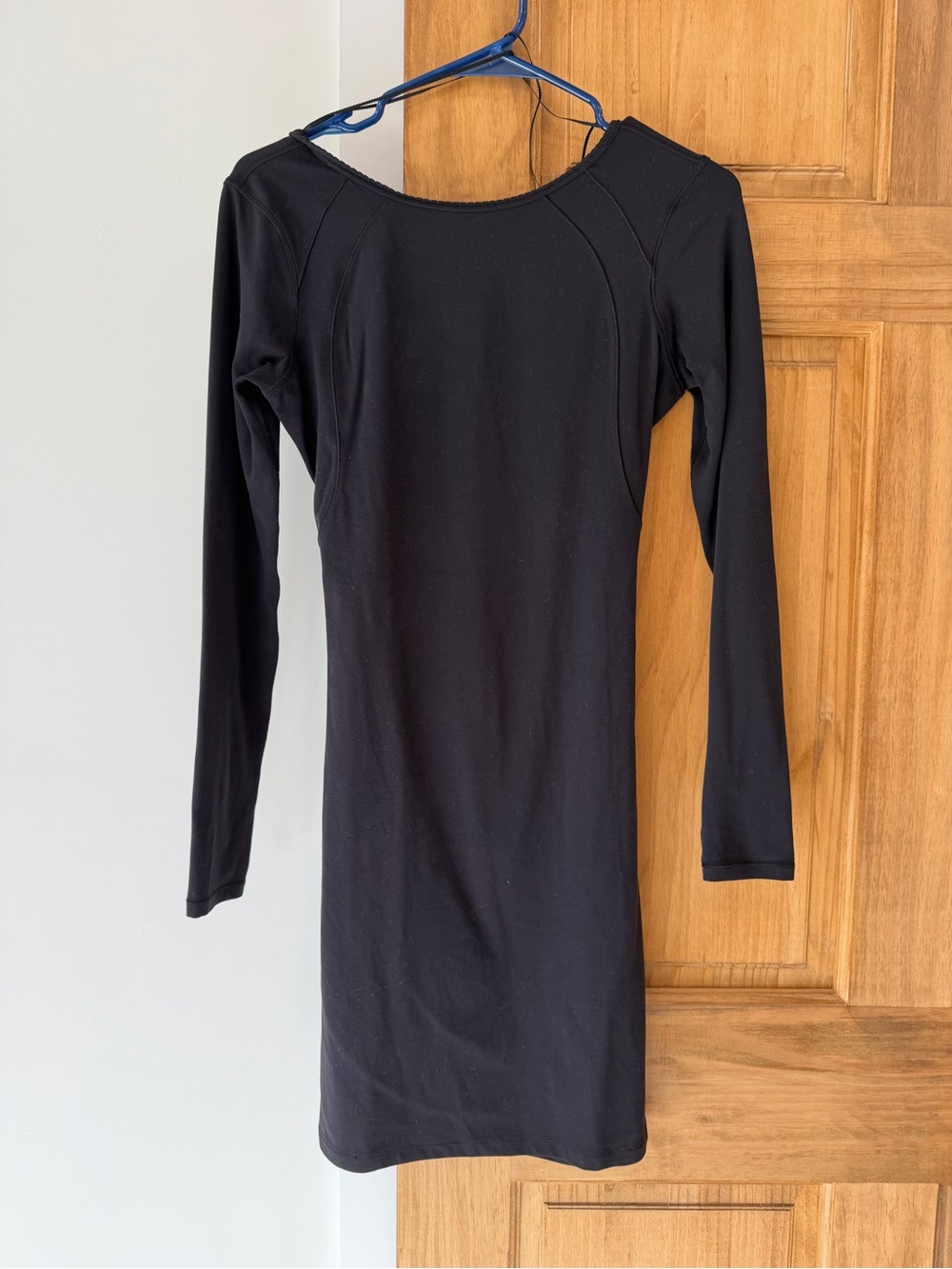 lululemon athletica Black Long-Sleeve Bodycon Dress
